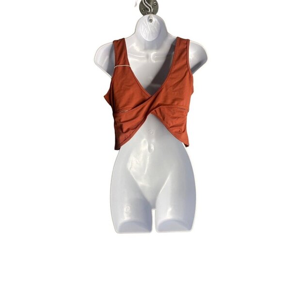 Halara Womens U Neck Backless Crossover Barre Ballet Dance Tank Top Size Large - Picture 4 of 7